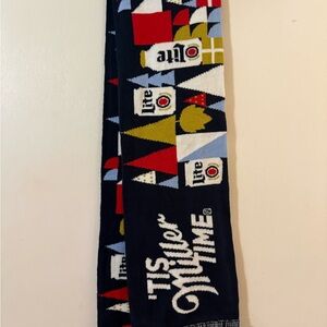 Miller Lite Geometric‎ Pattern Scarf